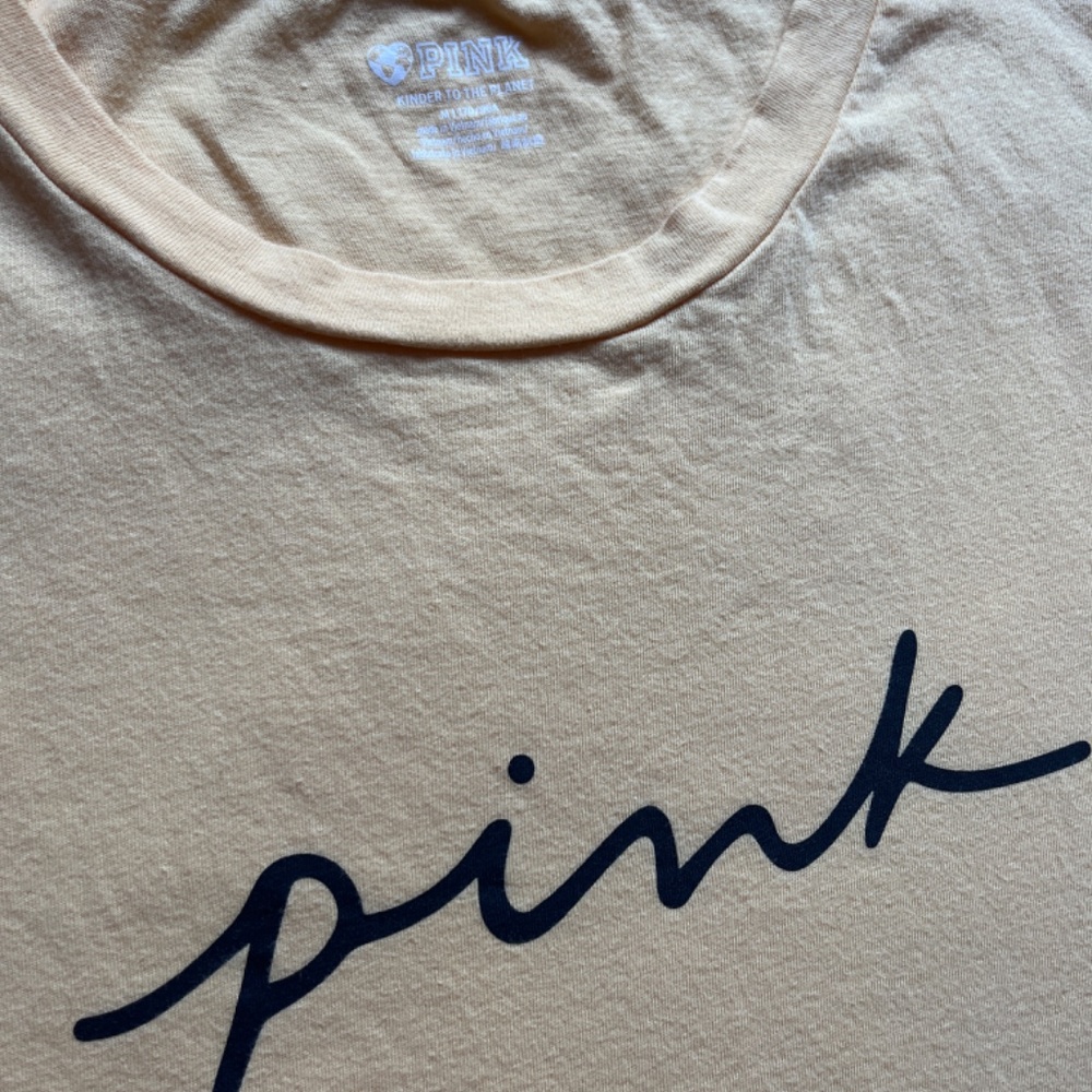 Pink Script Tee - Picture 2 of 2